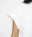 Eclat cap-sleeve button down shirt