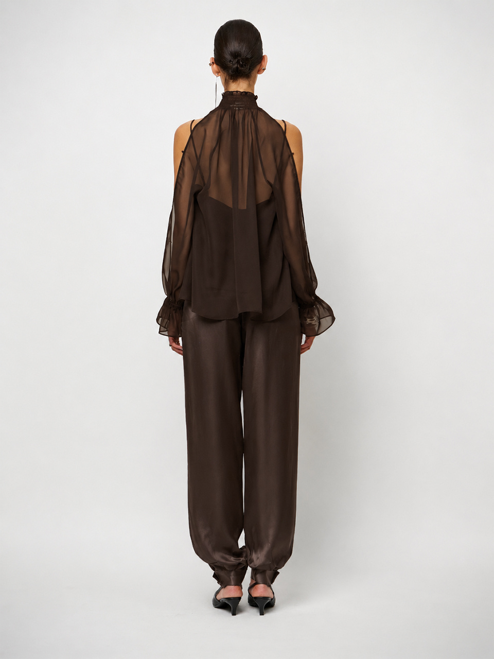 Delancy satin balloony pants