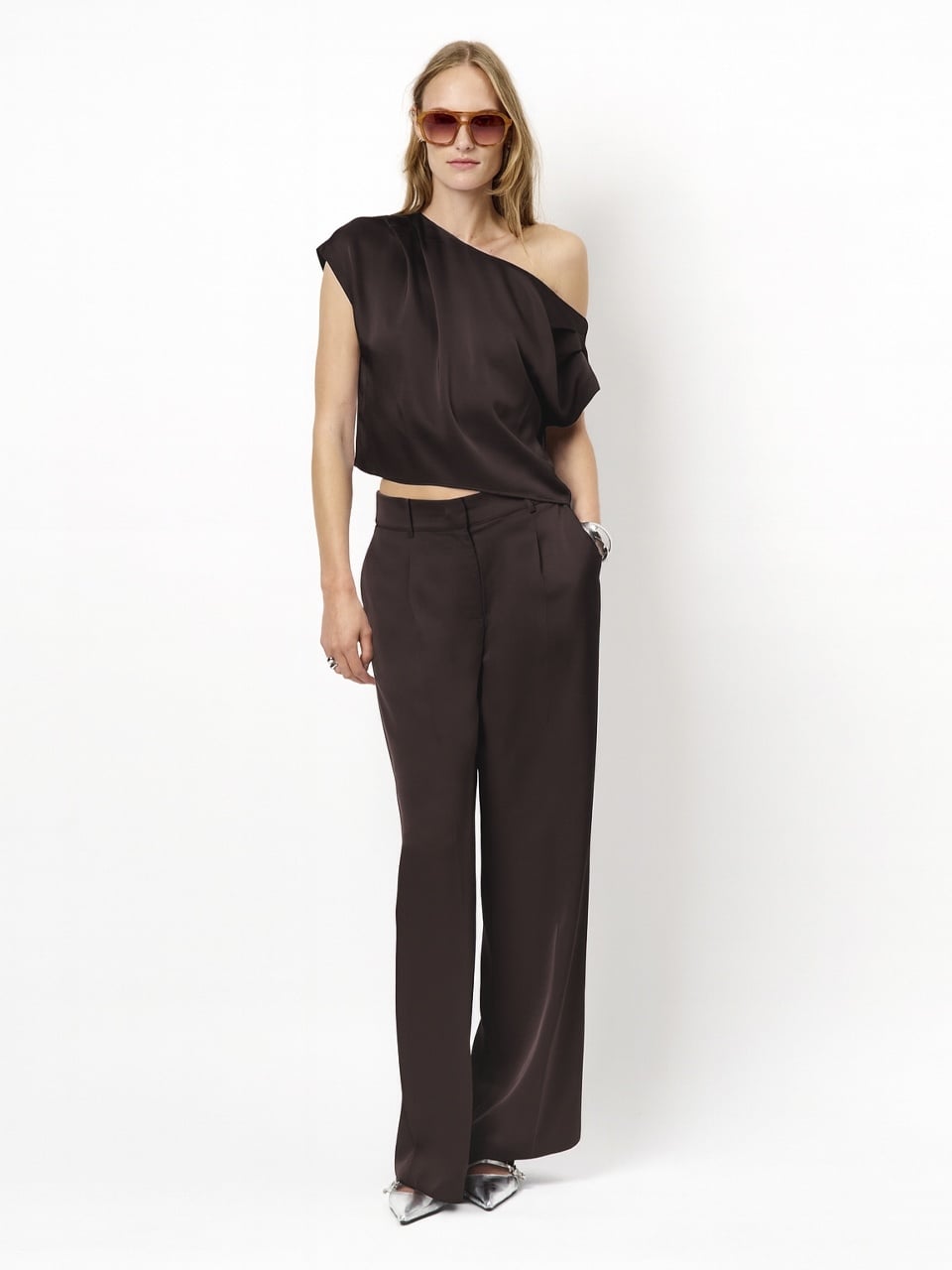 Dante 6 Roam satin drapey top