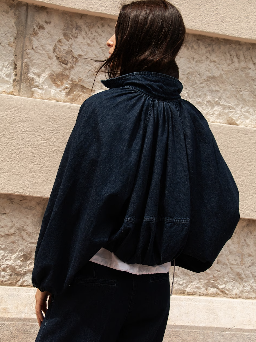 Cassi balloony denim jacket