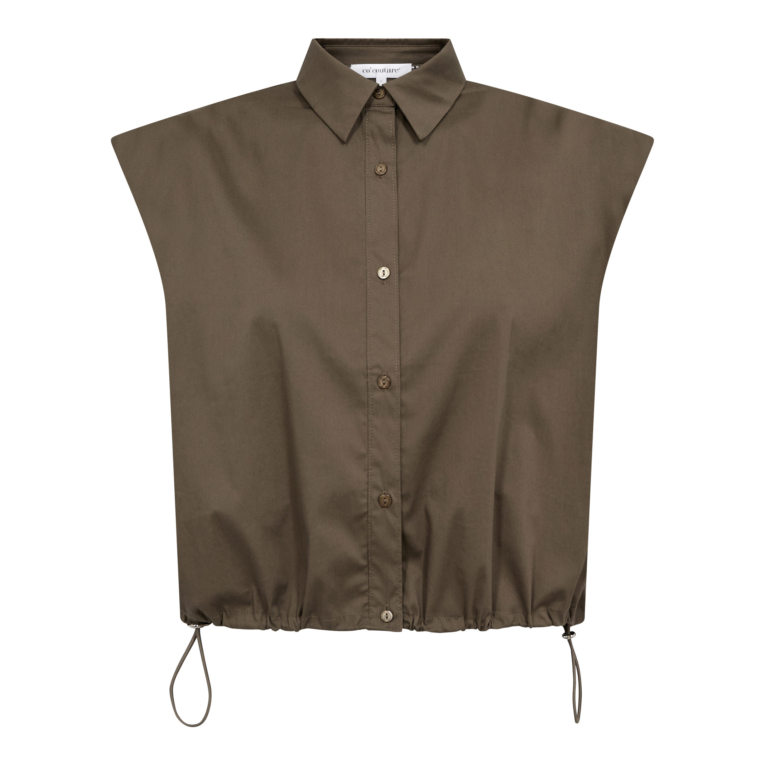 Co'couture Elara Pleat Shirt