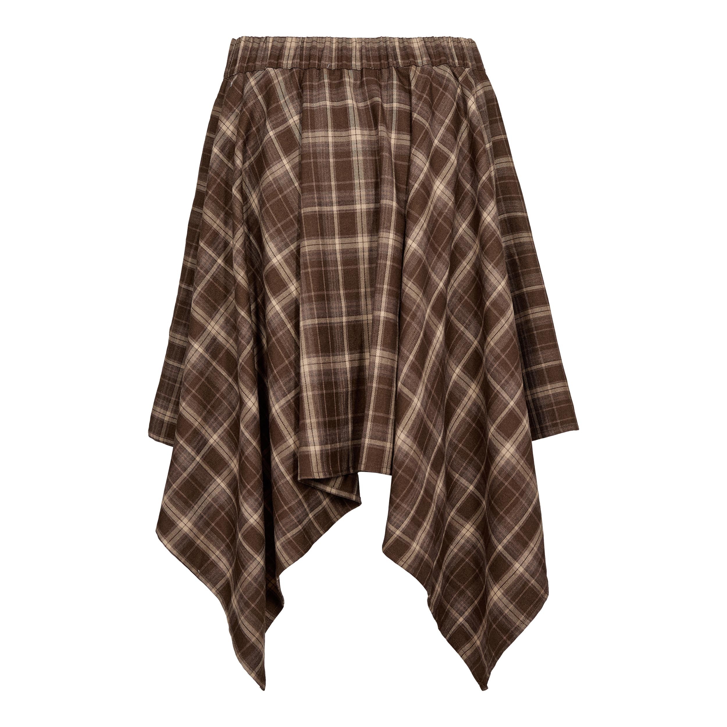 Dagny Check Tie Skirt