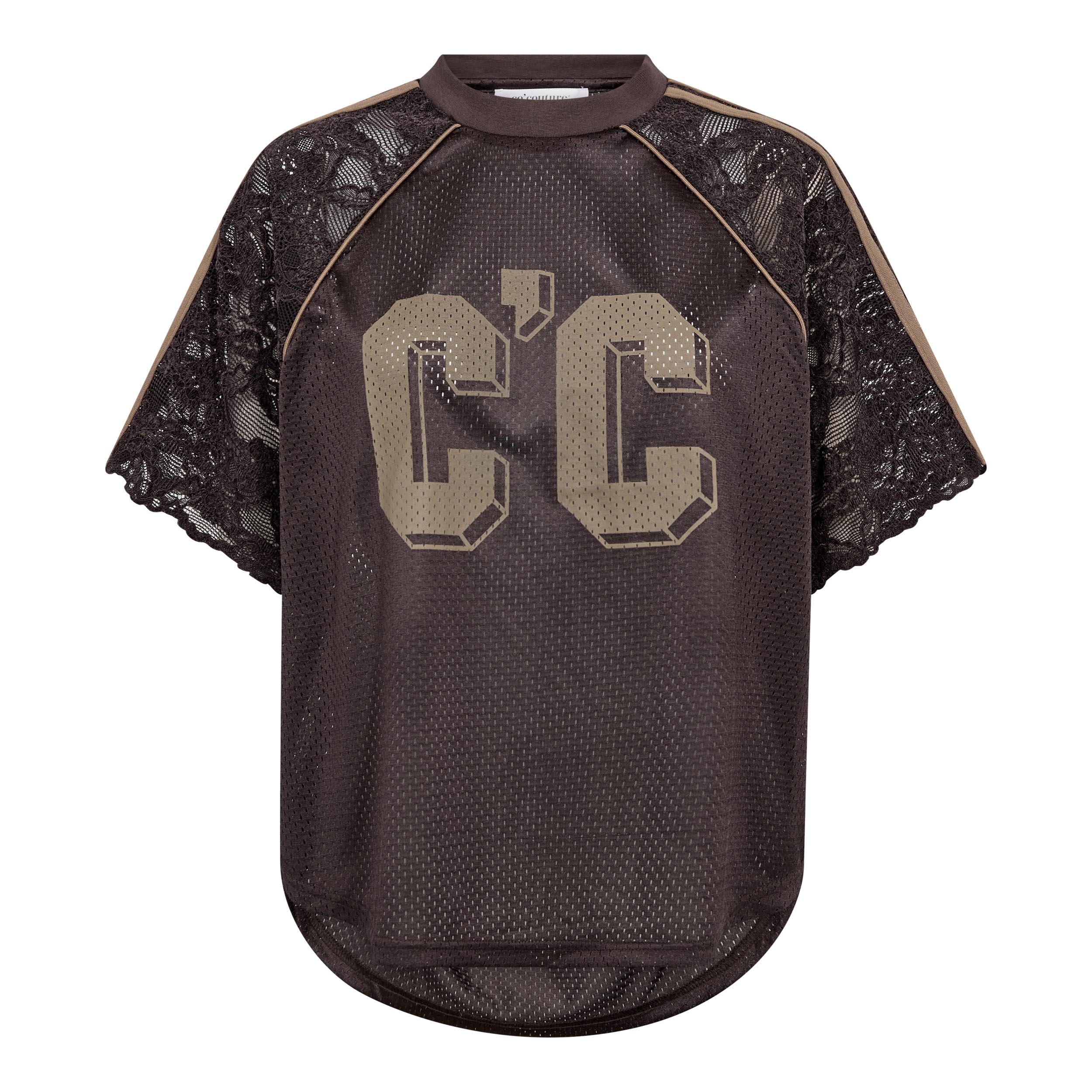 Trey Logo Lace Tee