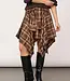 Dagny Check Tie Skirt