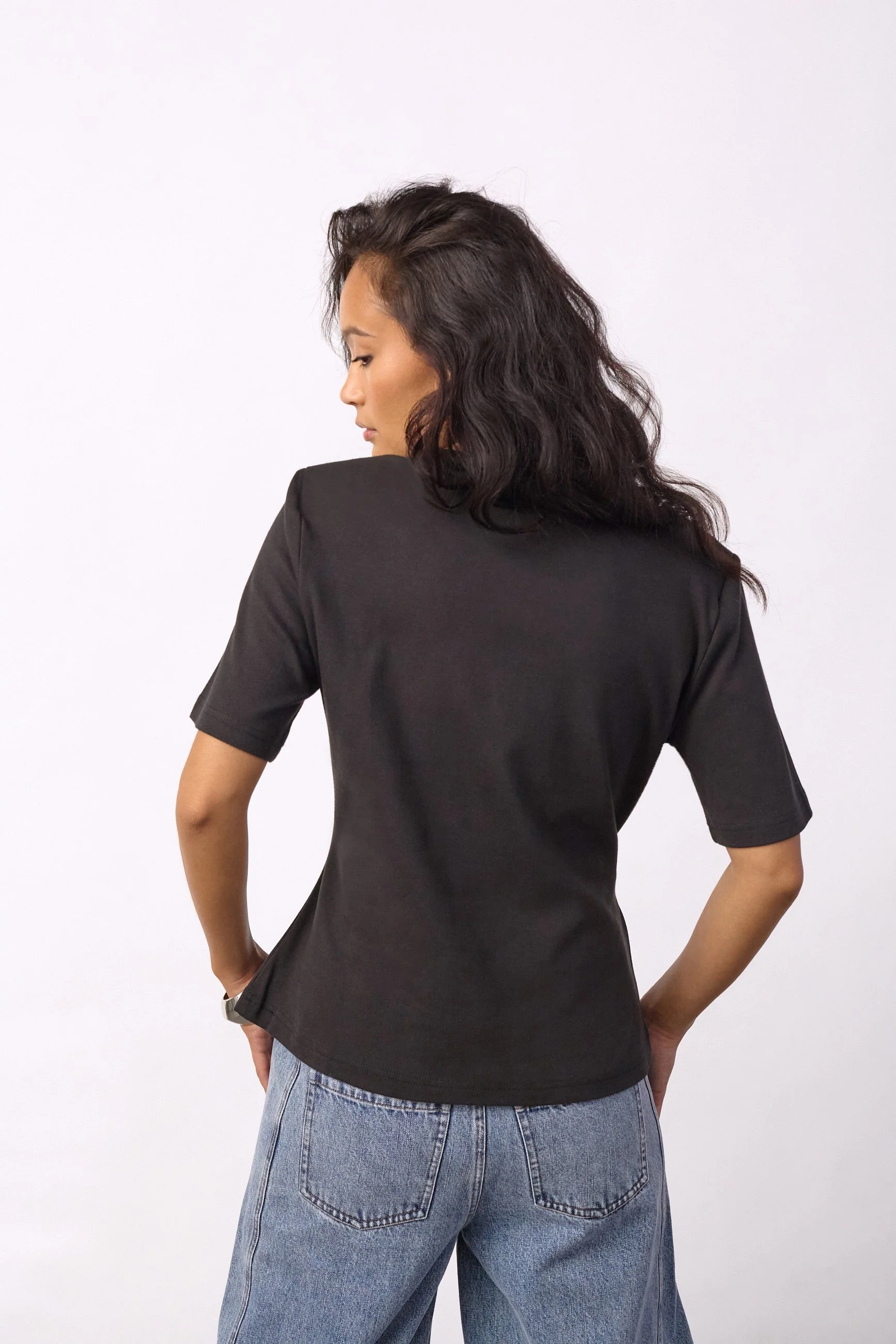 Oriane Pleat Tie Tee
