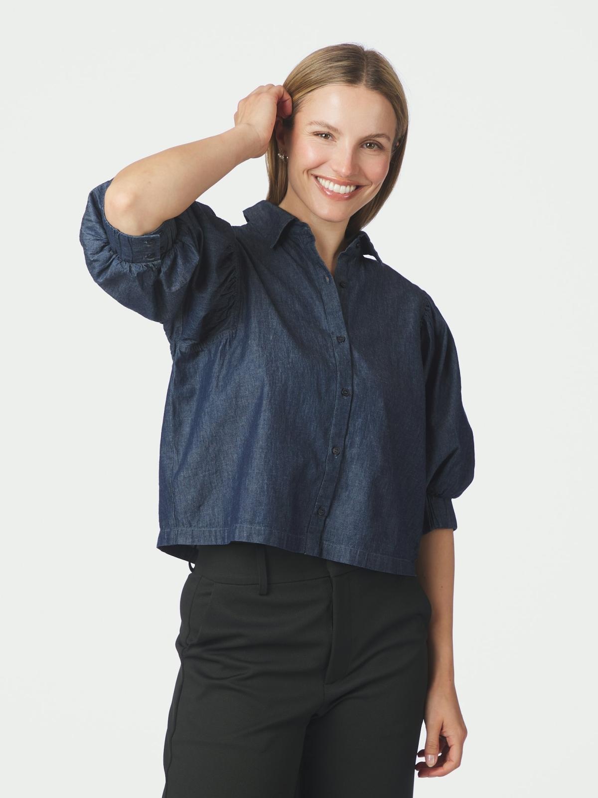 Neo Noir Etta Denim Shirt