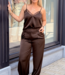 Delancy satin balloony pants