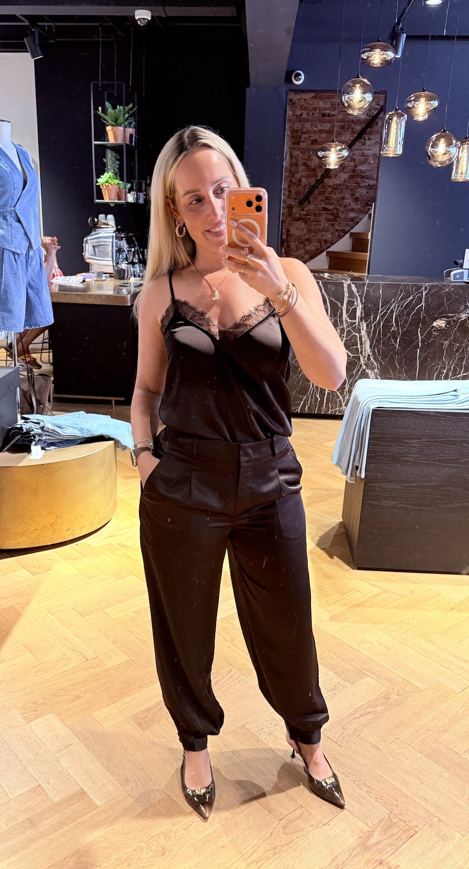 Ipso Plain Lace Camisole
