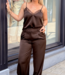 Ipso Plain Lace Camisole