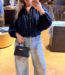 Cassi balloony denim jacket