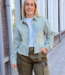 Blane fringed denim shirt