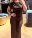 Aneli asymmetrical dress