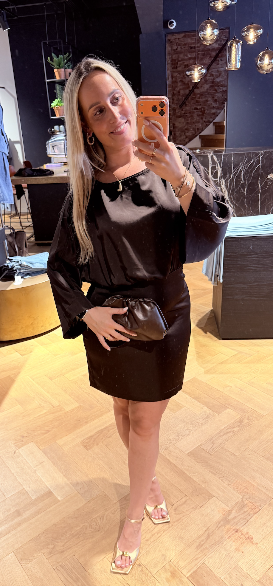 Maven kimono sleeve dress
