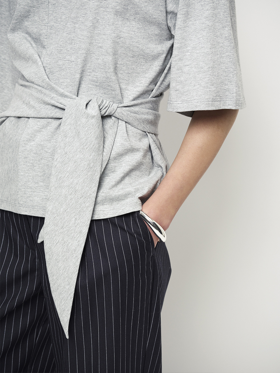Dori Wrap detail tee