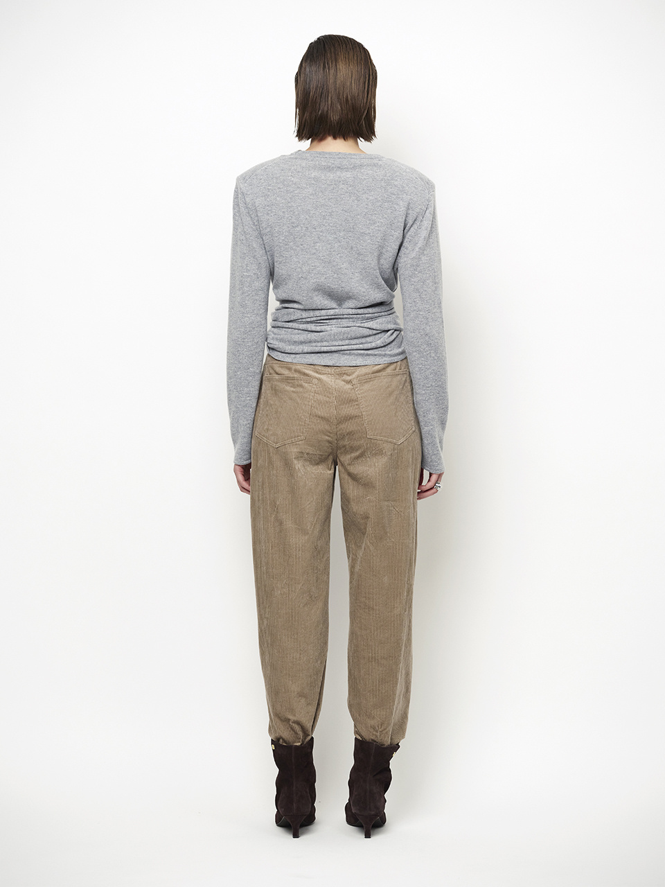 Benyo knitted wrap top