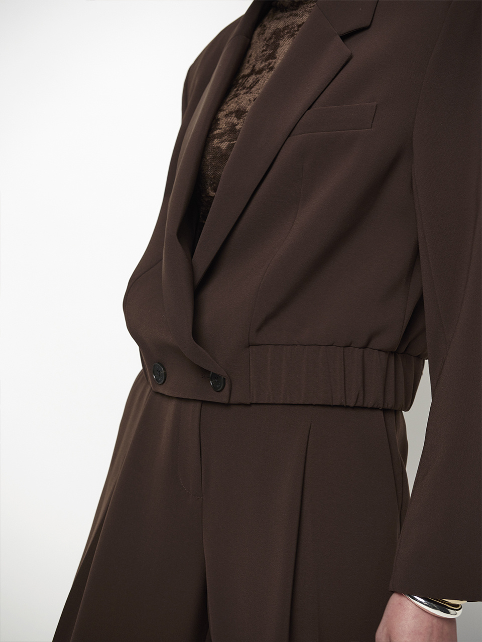 Reilley cropped blazer-jacket