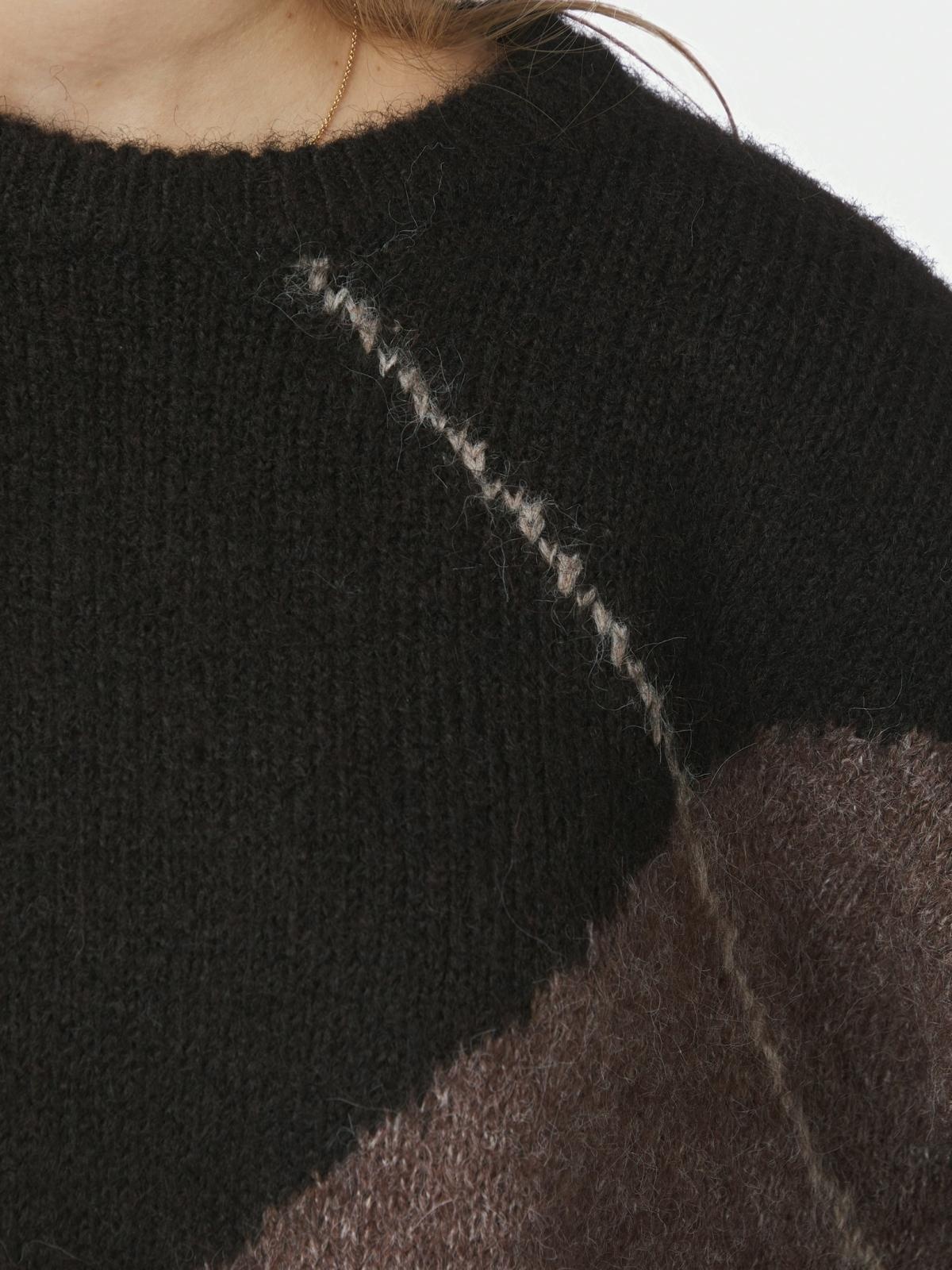 Inga Check Fluff Knit Pull