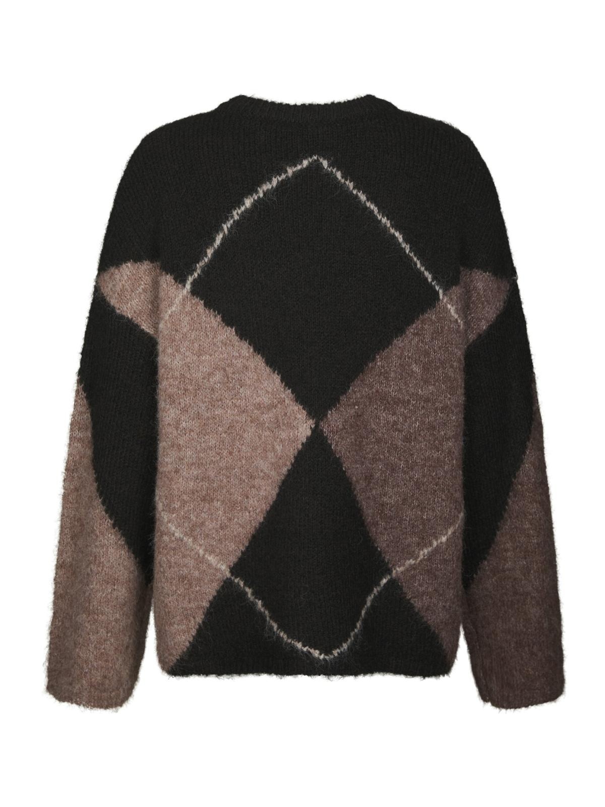 Inga Check Fluff Knit Pull