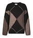 Inga Check Fluff Knit Pull