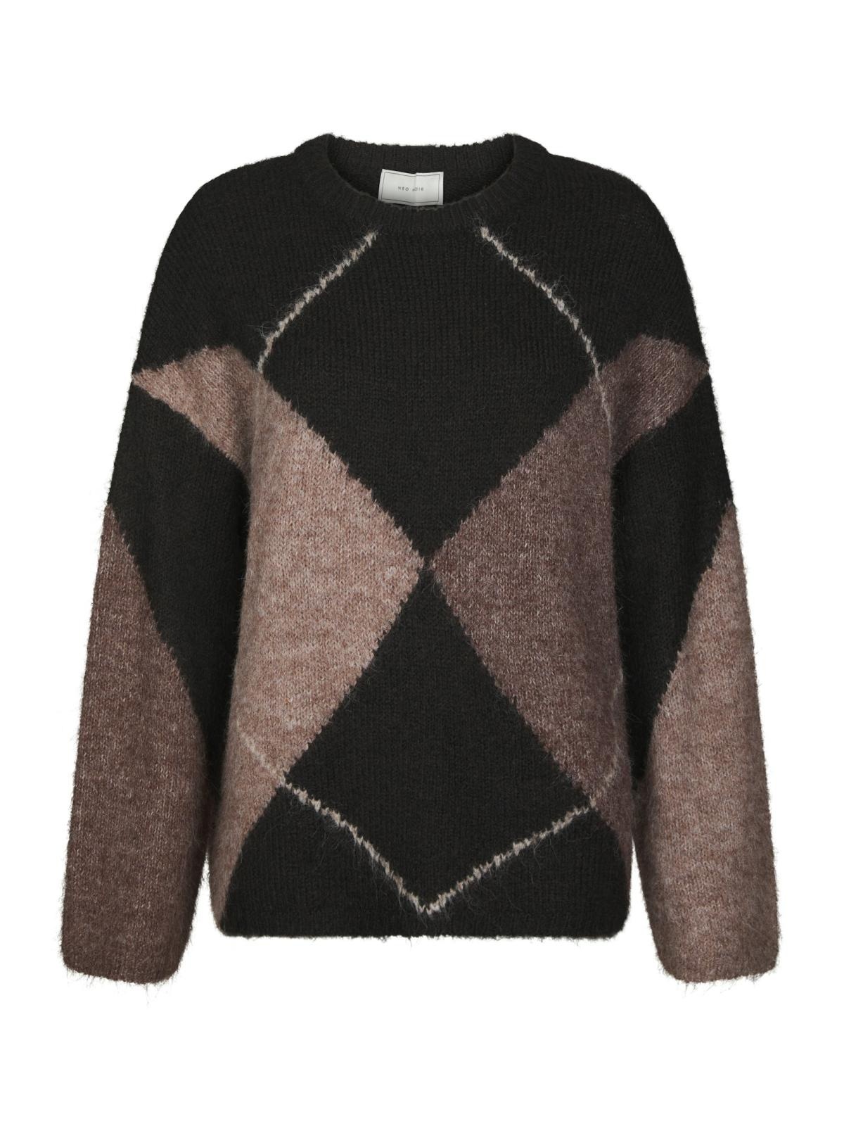Inga Check Fluff Knit Pull