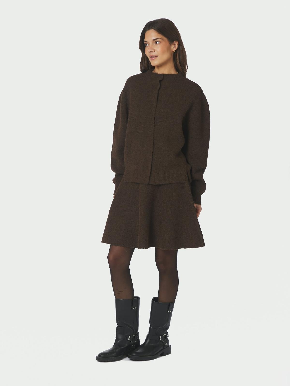 Dione Fluffy Knit Cardigan