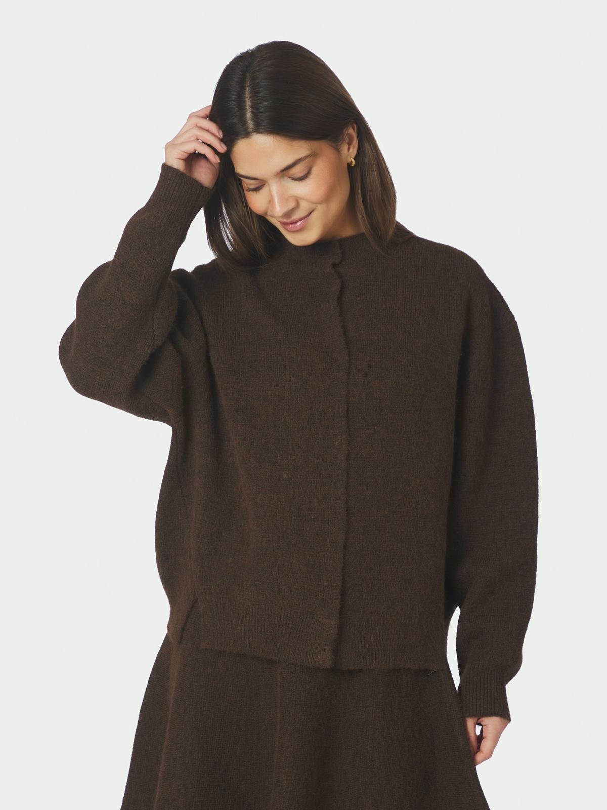 Dione Fluffy Knit Cardigan
