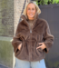 Frankie Faux Mink jacket