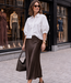 Bovary satin skirt