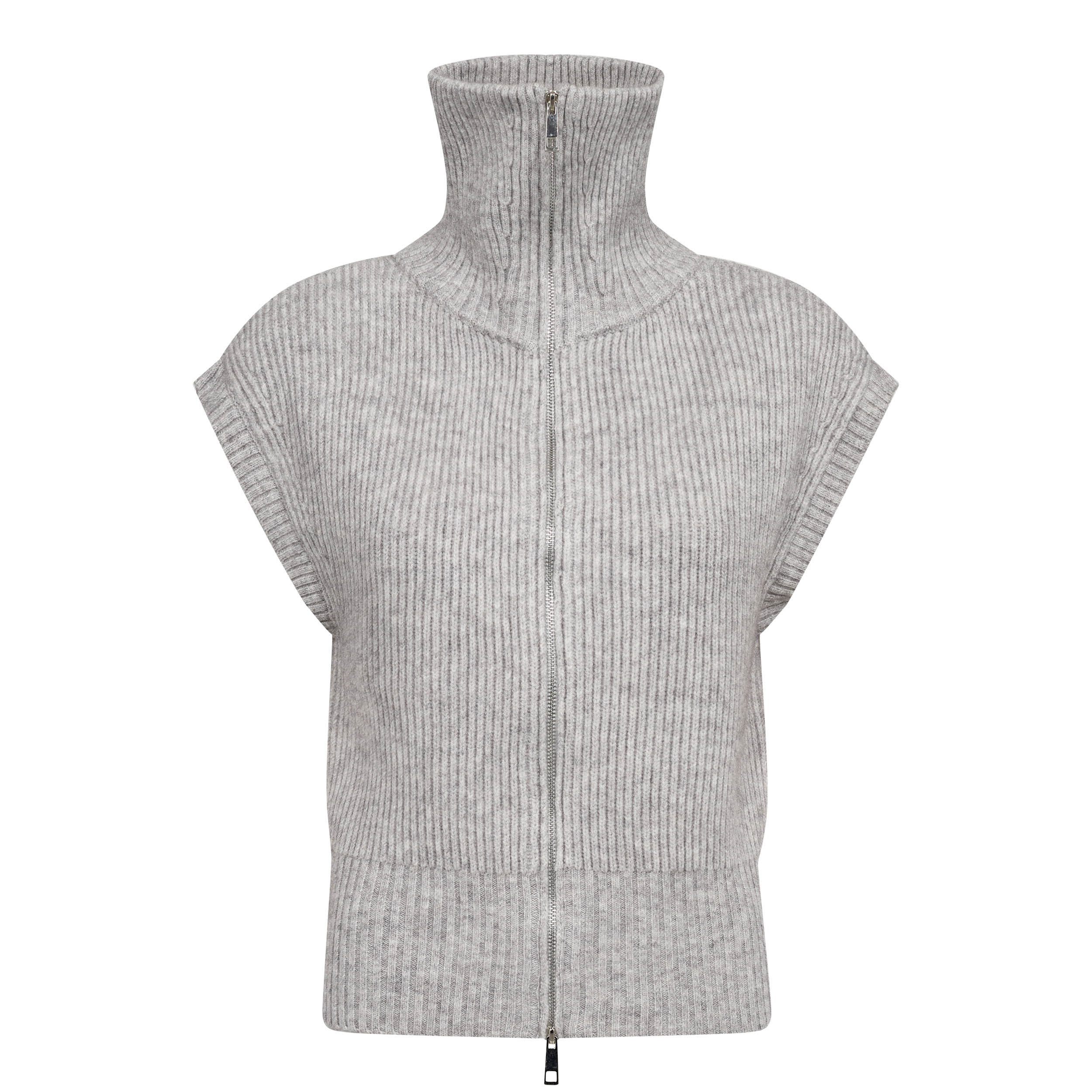 Row Zip Knit Vest
