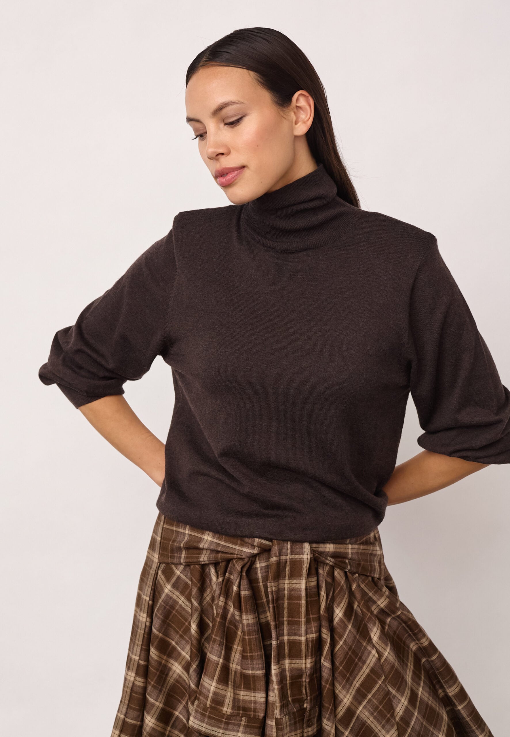 Co'couture CoryCC Padded Roll-Neck Knit