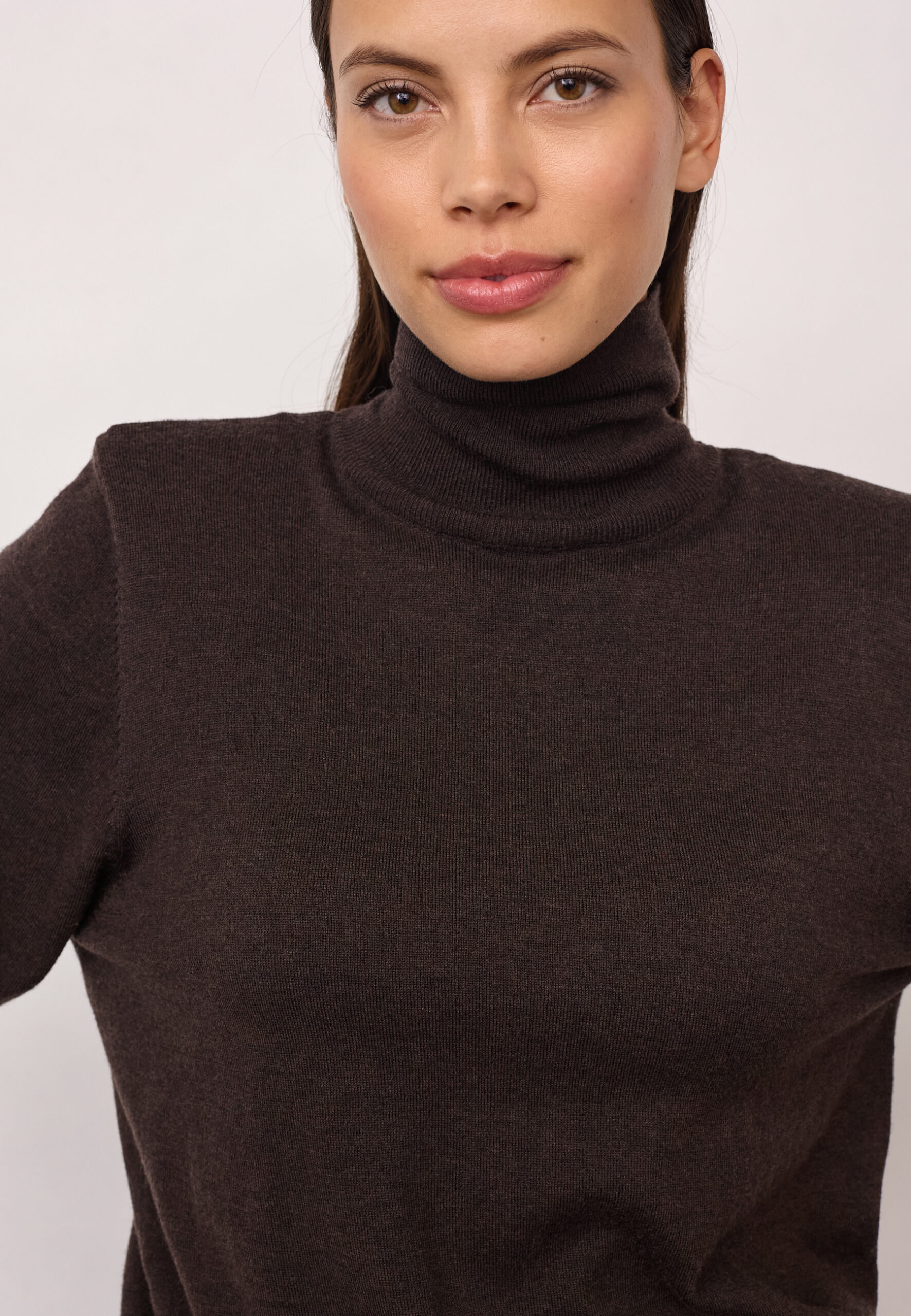 CoryCC Padded Roll-Neck Knit