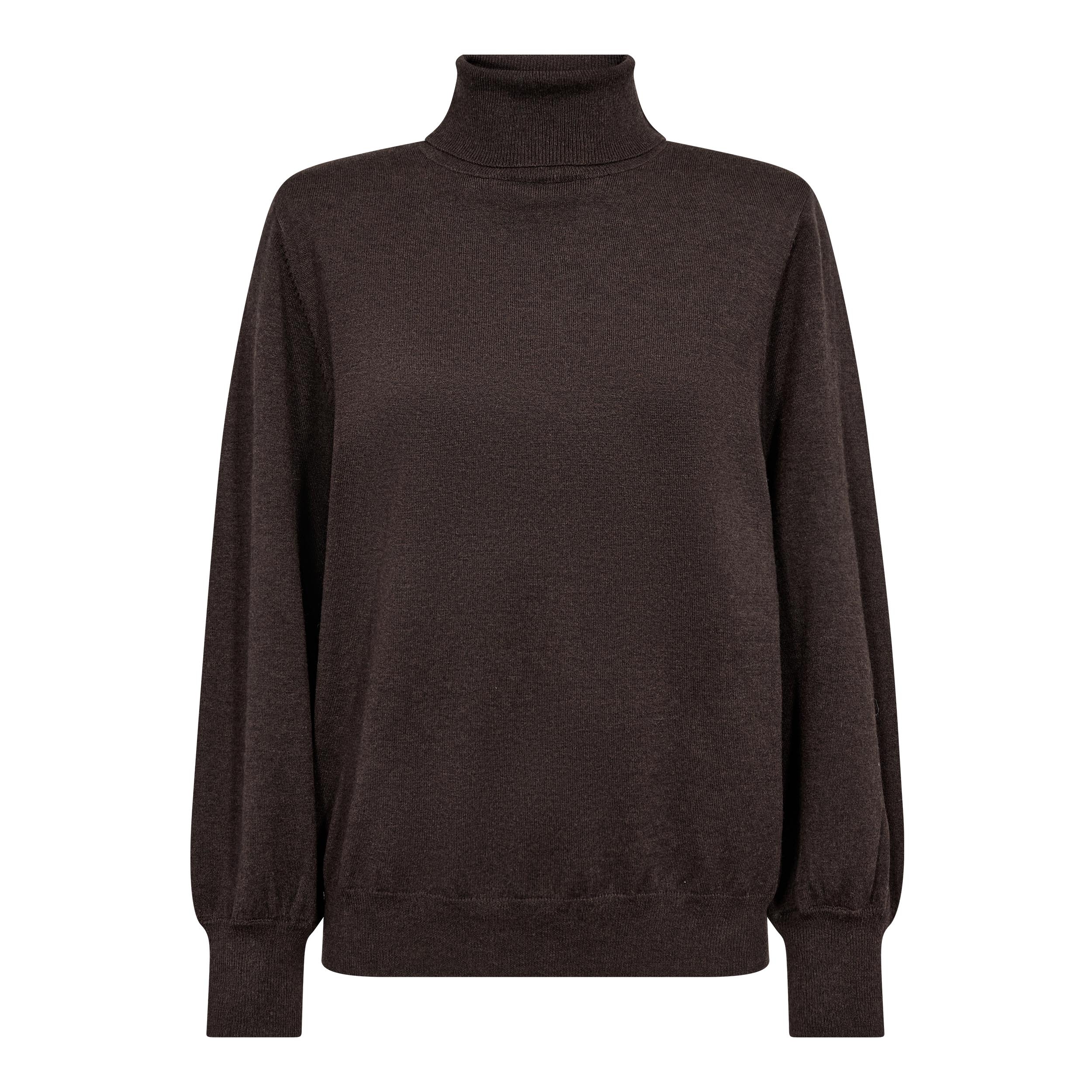 Cory Padded Roll-Neck Knit