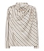 HellyCC Button Stripe Blouse