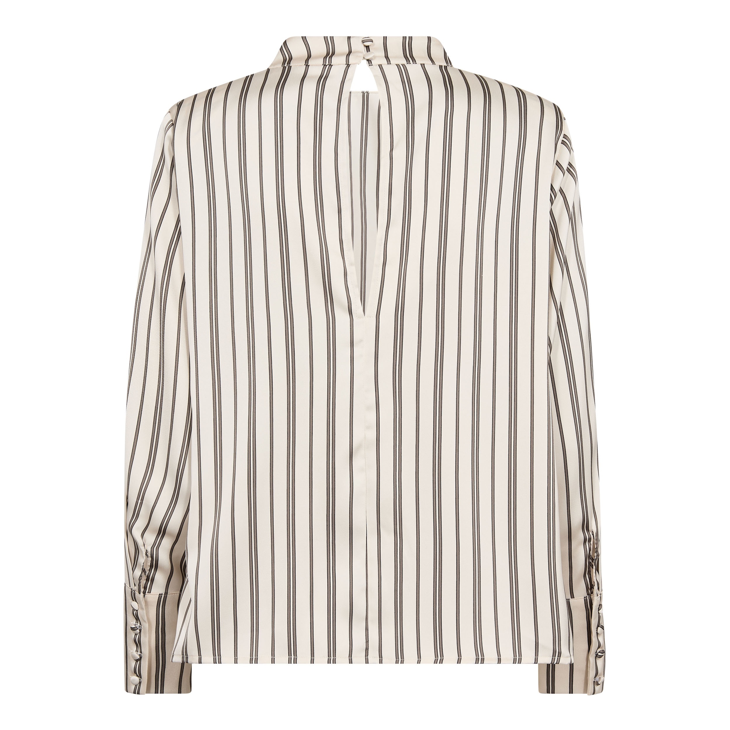 HellyCC Button Stripe Blouse