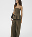 Stacy pleat corsage top