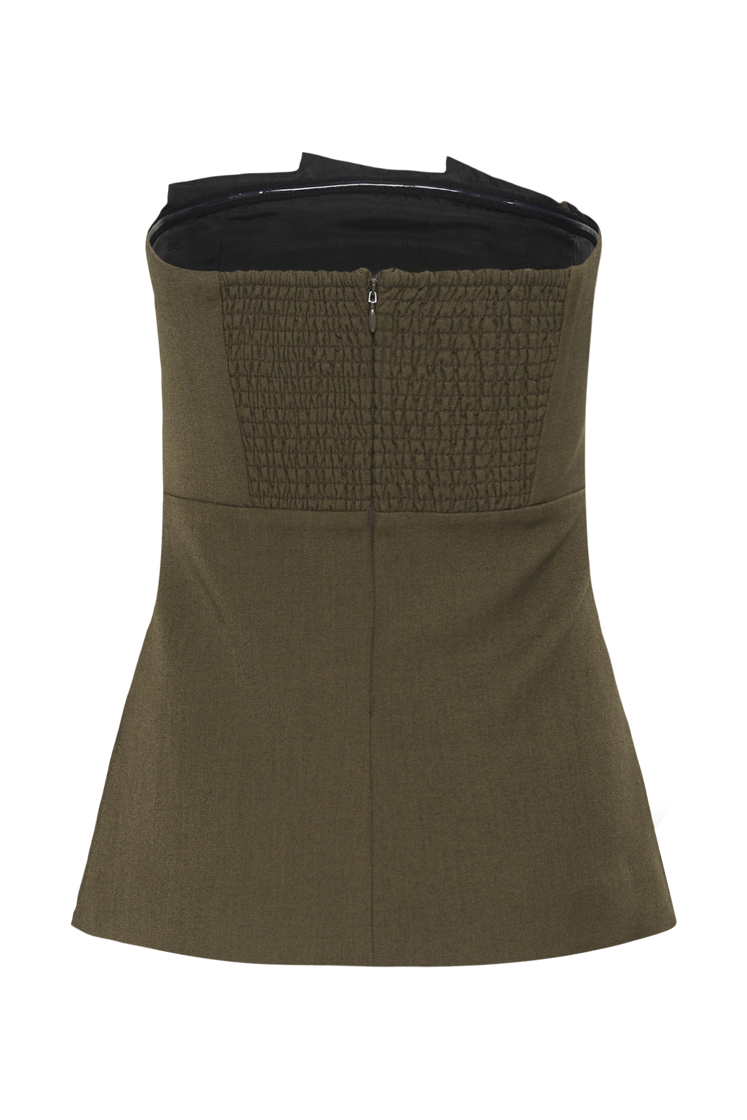 Stacy pleat corsage top