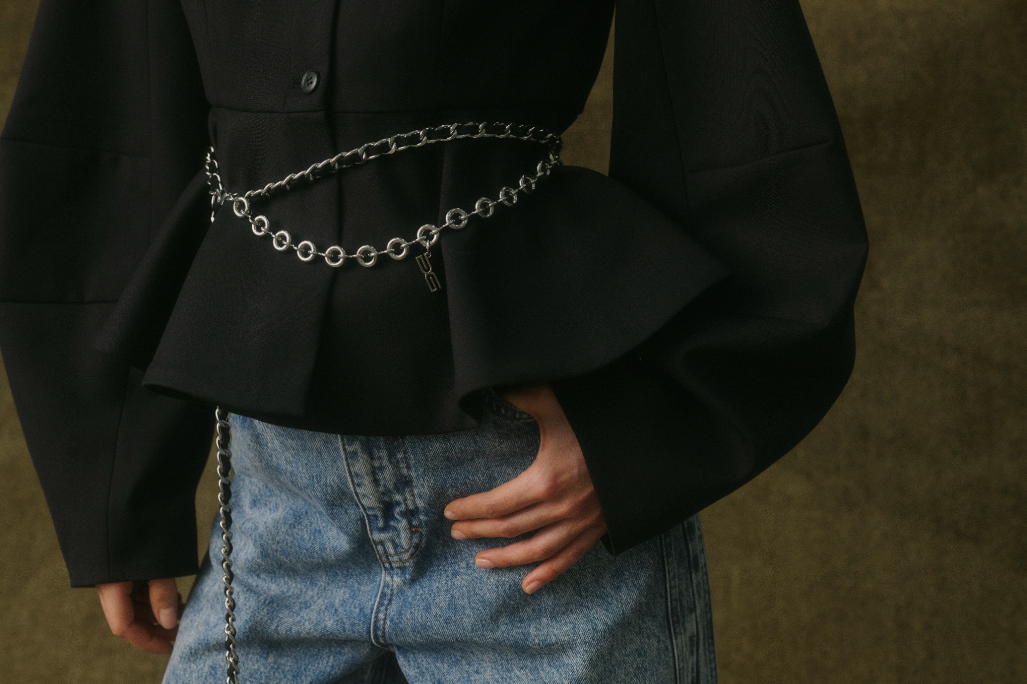 Gestuz Zinnia chain belt