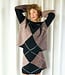 Inga Check Fluff Knit Pull