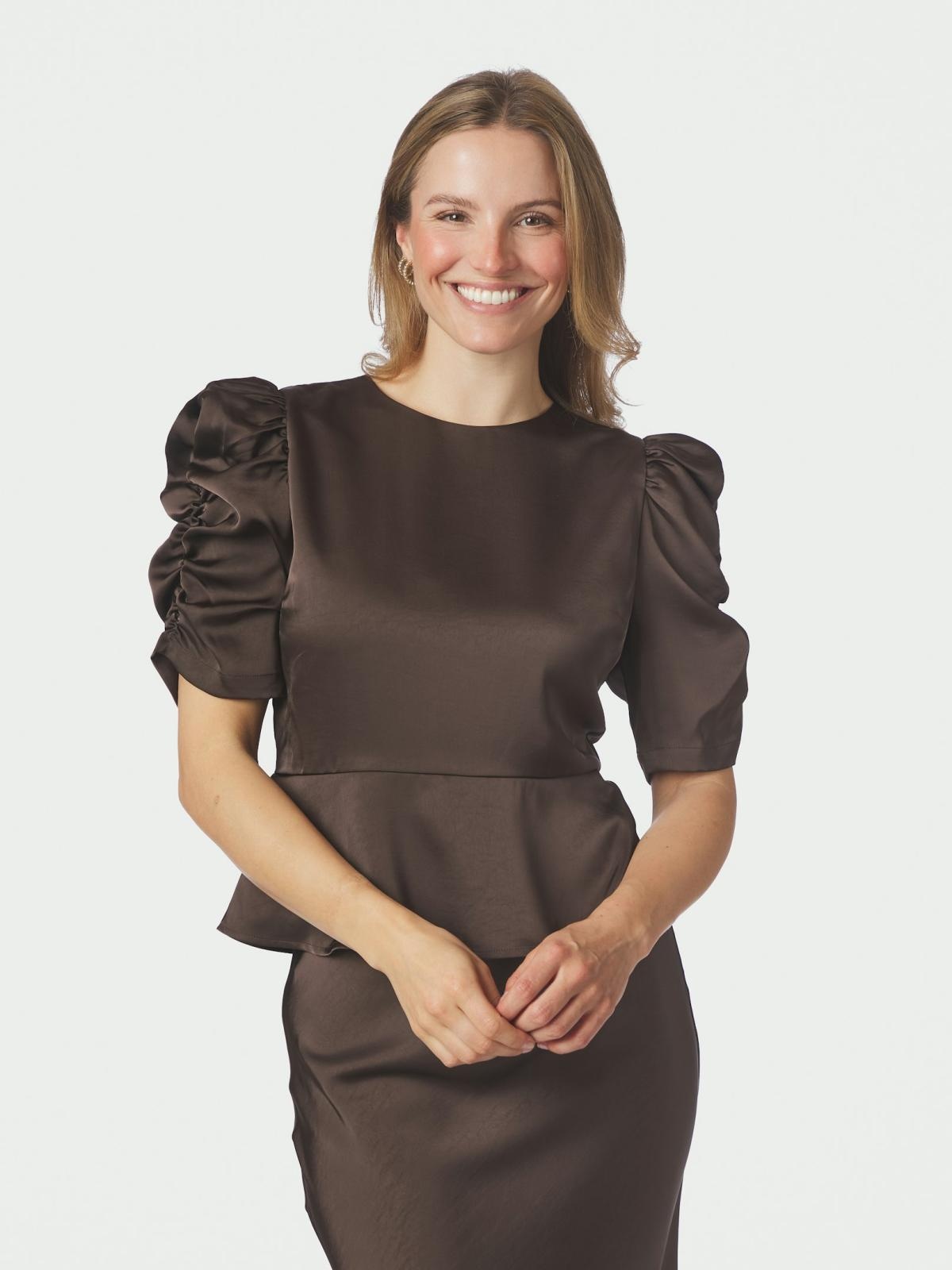 Benua Heavy Sateen Blouse