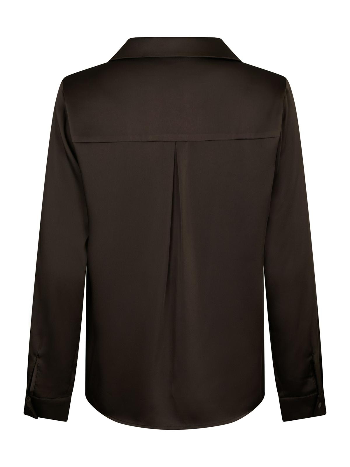 Hazelle Drapy Satin Shirt