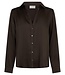 Hazelle Drapy Satin Shirt