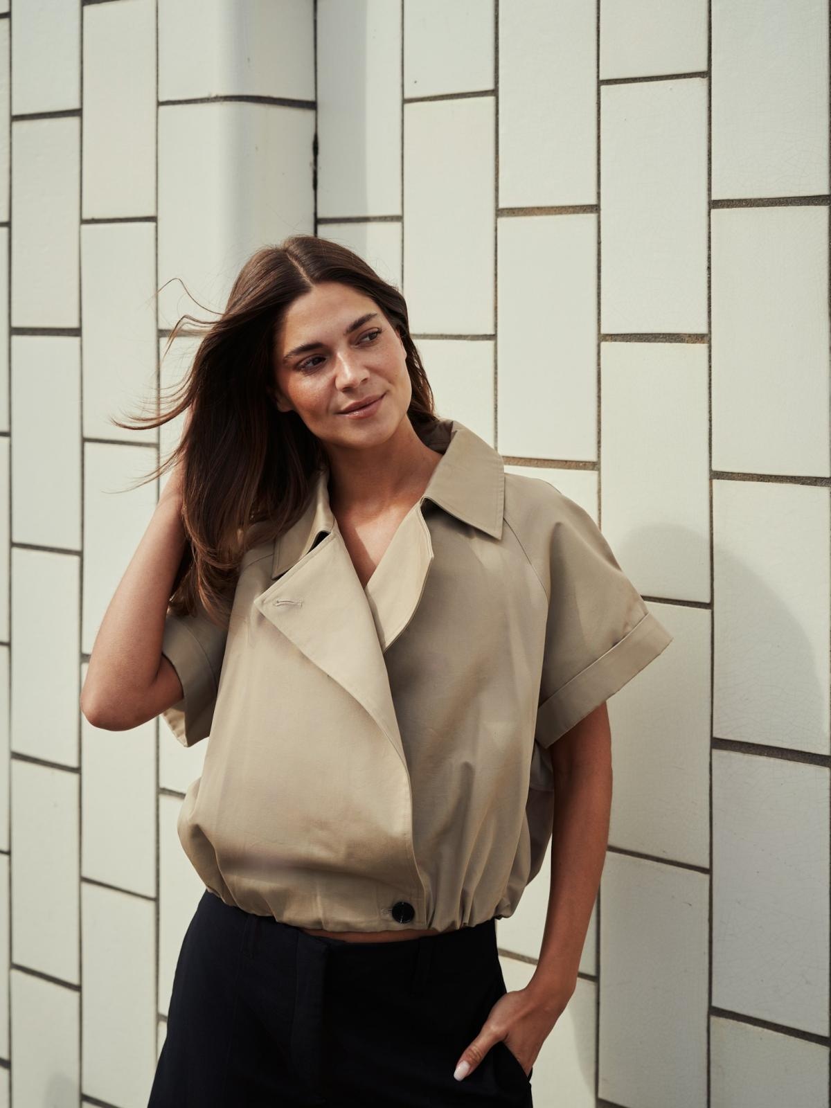 Neo Noir Lisha Trench Vest