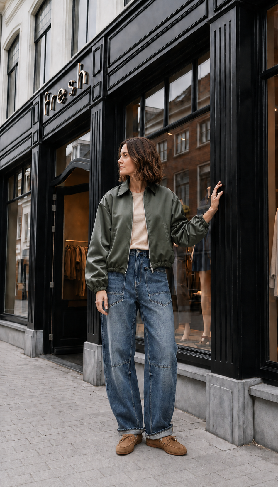 Denielle Heavy Sateen Jacket
