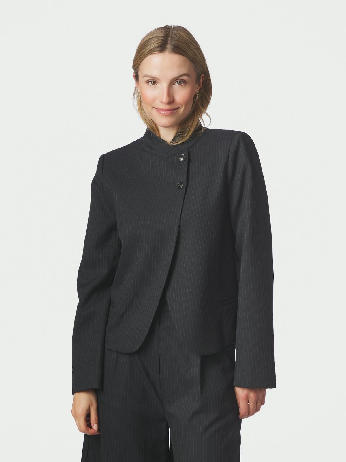 Neo Noir Tiria Slim Pinstripe Blazer