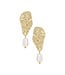 Goldplated earstuds "chains"
