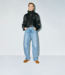 Baggy twisted jeans