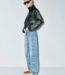Baggy twisted jeans