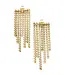 Goldplated earstuds "chains"