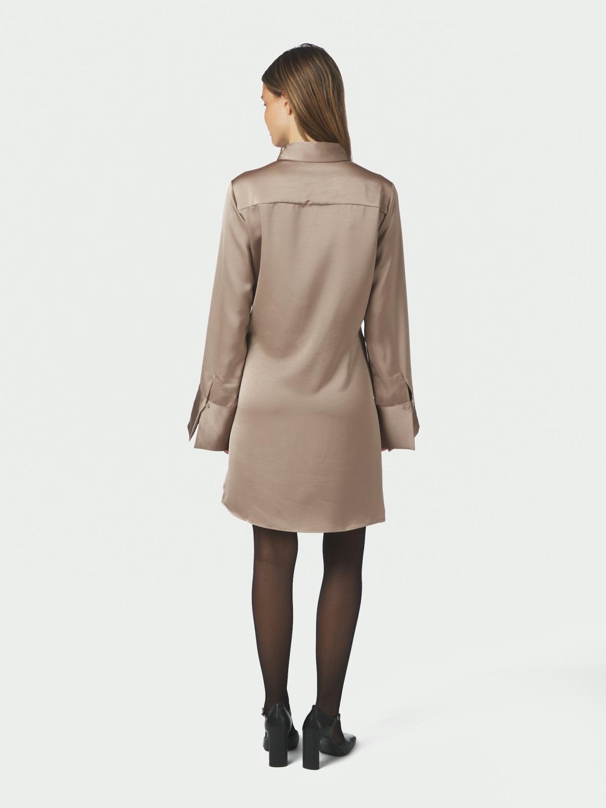 Biria Heavy Sateen Dress