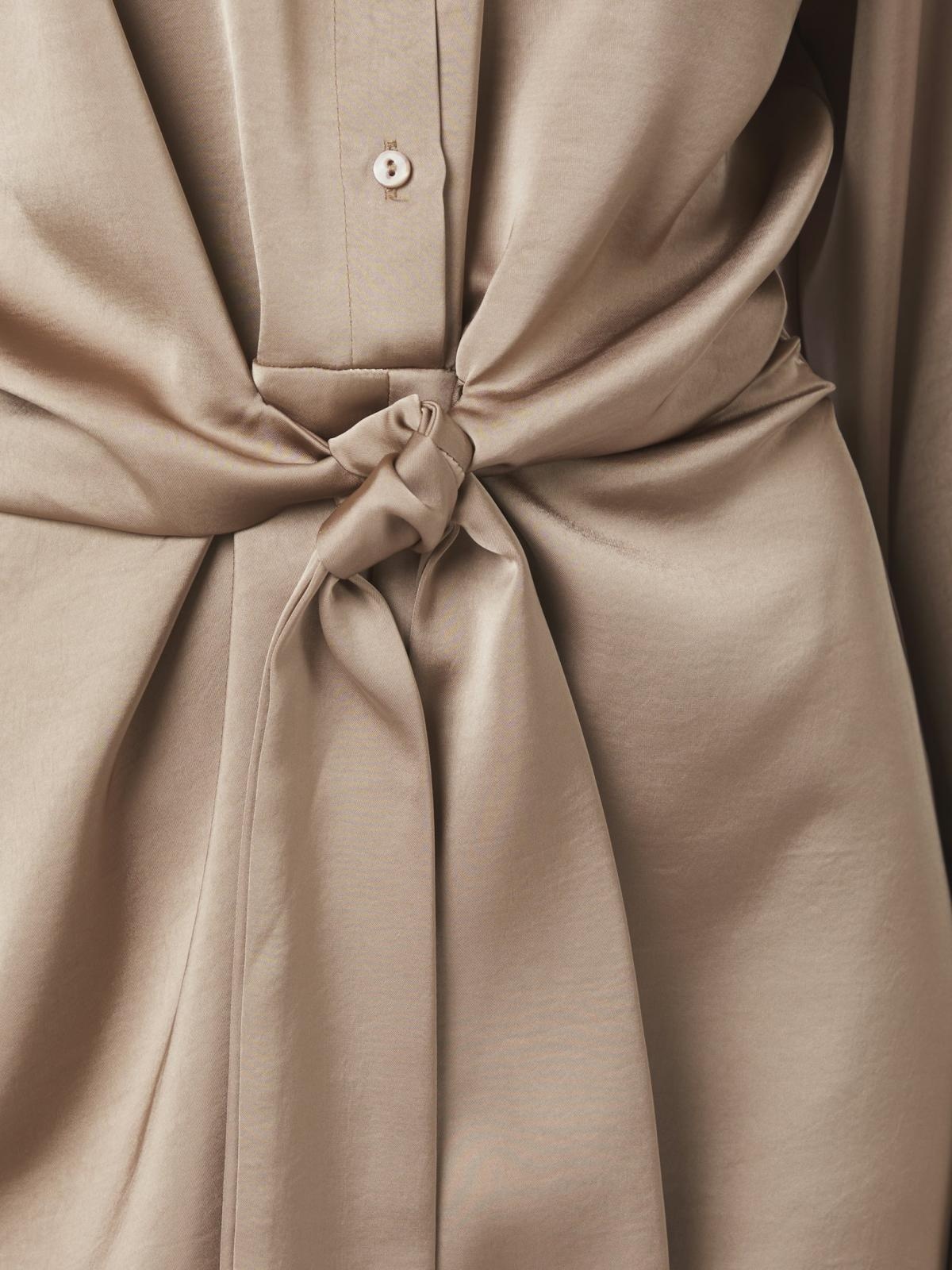 Biria Heavy Sateen Dress